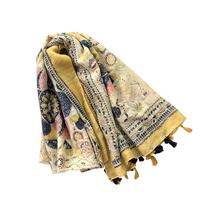 Mexican Blanket Falsa Yoga Mat Hand Woven Natural Beach Throw Outdoor Festival Picnic Blanket Camping Thick Soft Available In 3 Sizes Brown Tan Or Blue You Choose