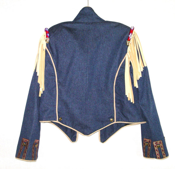 Jean Jacket With Fringe