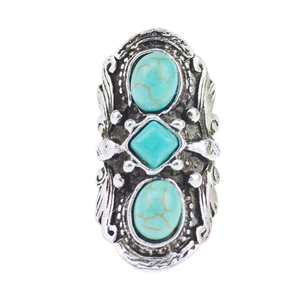 Long Turquoise Ring