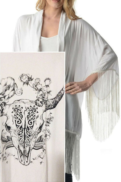 Cow Skull Kimono