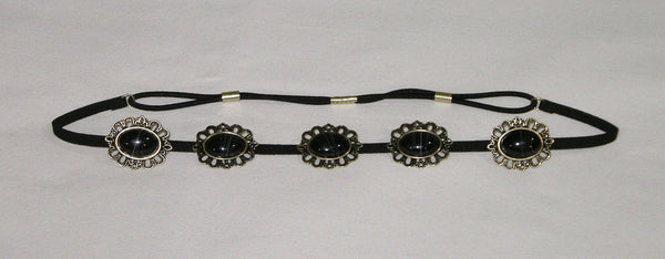 Black Stones Headband