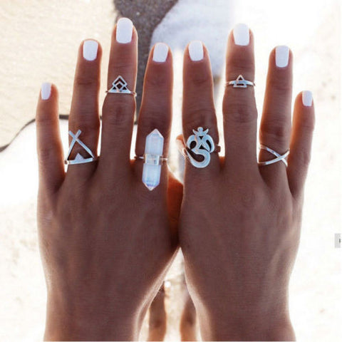 Natural Crystal Ring