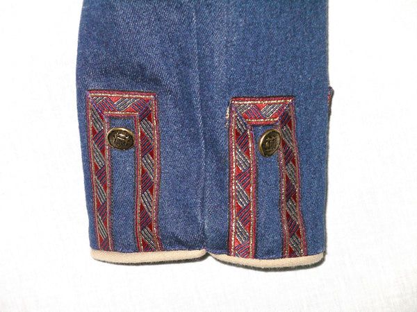 Tribal Jean Jacket