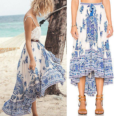 Plus Size Bohemian Skirt