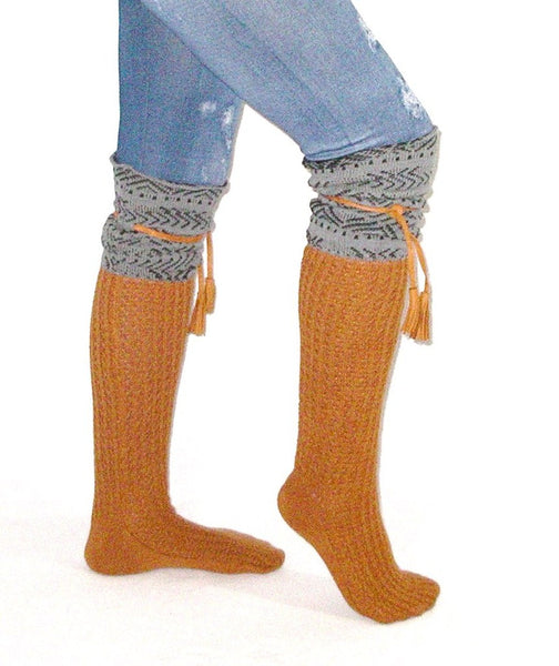Scrunch Top Socks