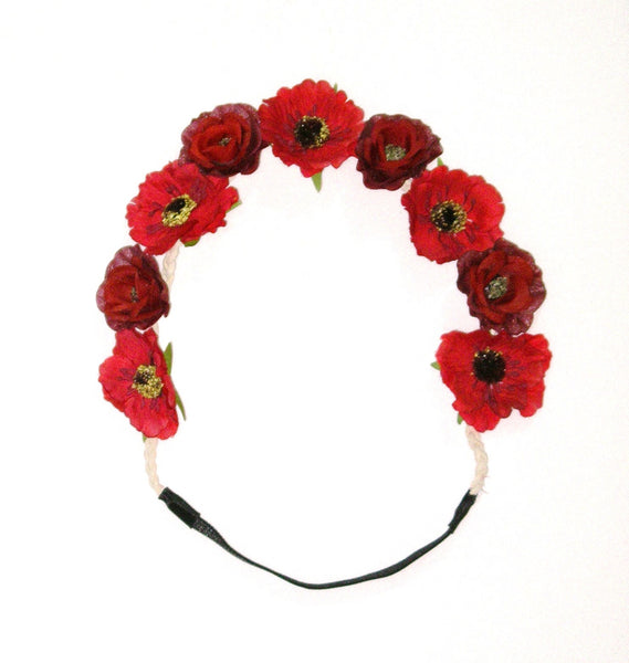 Poppy Flower Crown
