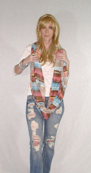 Bohemian Infinity Scarf