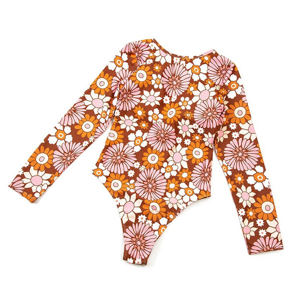 Flower Print One Piece