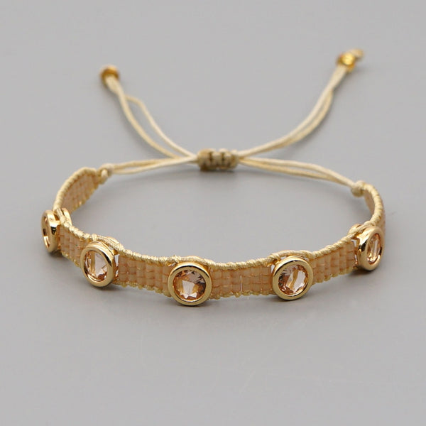 Champagne Crystals Bracelet