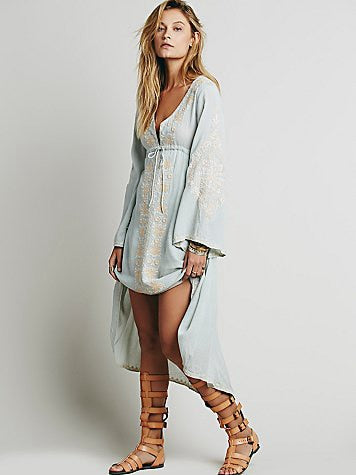 Baby Blue Midi