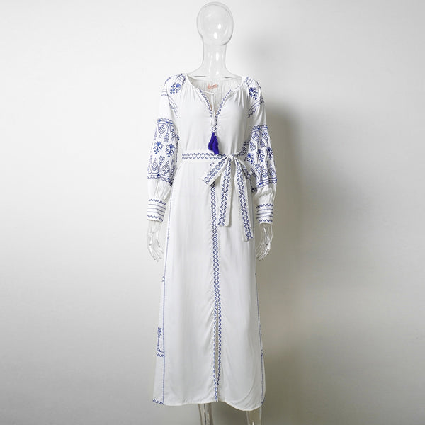 Embroidery Gown