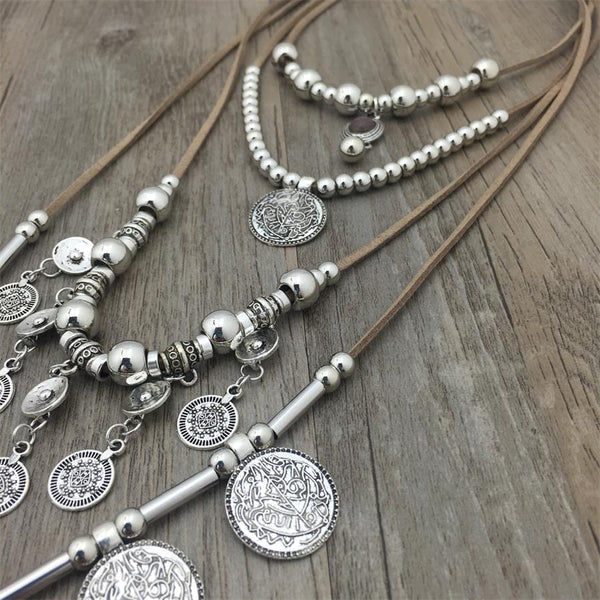 Four Layer Gypsy Necklace