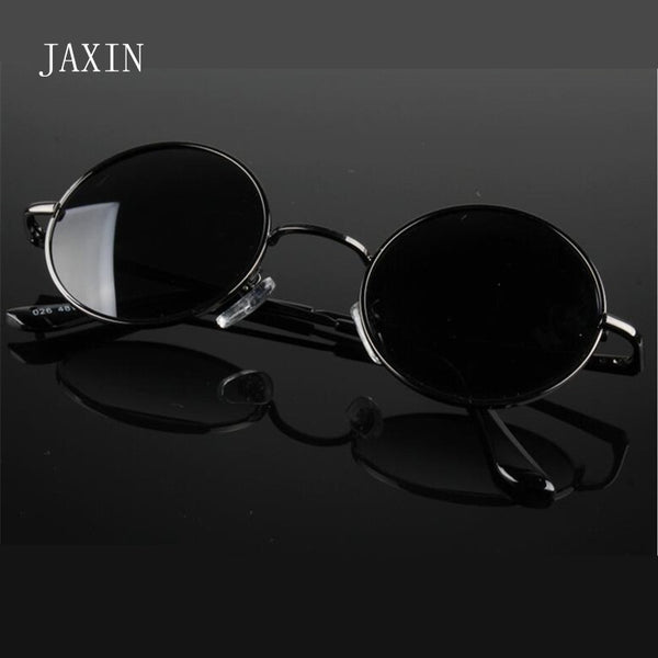 Round Black Sunglasses