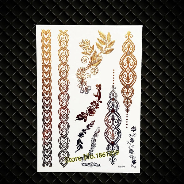 Mystic Tattoos Metallic Temporary Tats In Celestal Gold Silver And Turquoise Sun Moon And Stars Mystical Sun Worship New Age Twilight