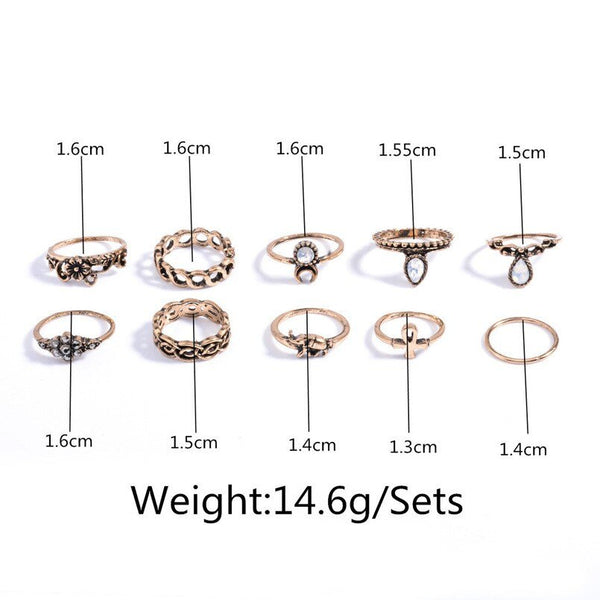 Bohemian Ring Set