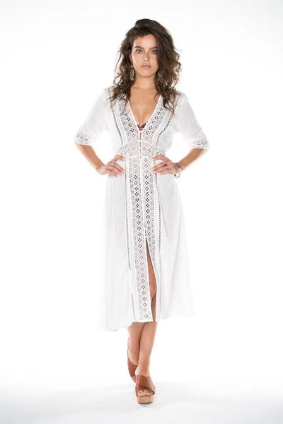 Button Up Midi Dress
