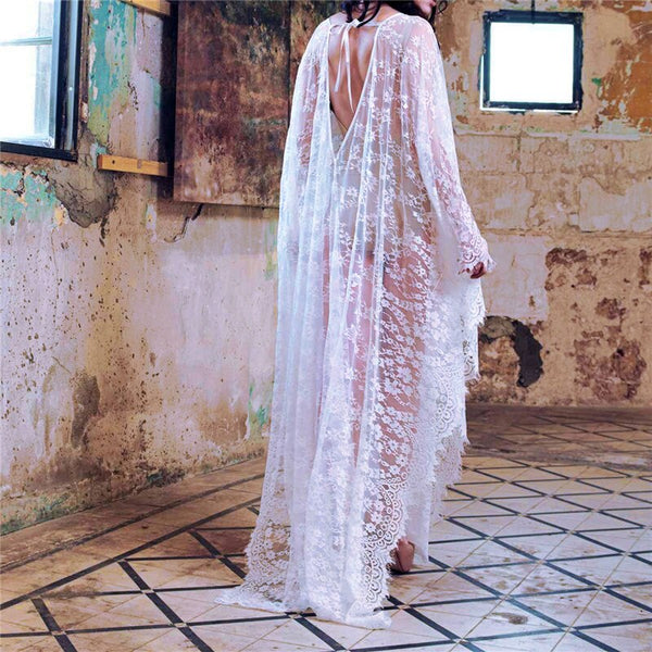 White Lace Gown
