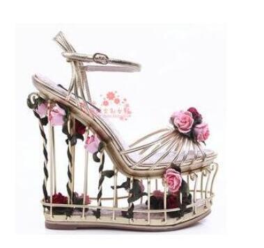 Silver Bird Cage Platforms