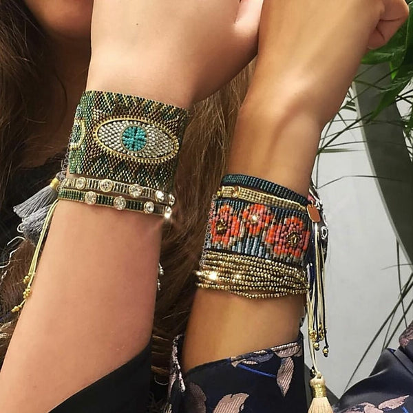 Seed Bead Stacking Bracelets