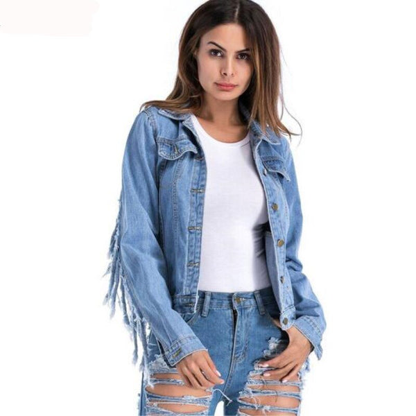 Fringe Jean Jacket