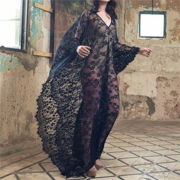 Black Lace Maxi