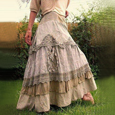 Gray Gypsy Skirt