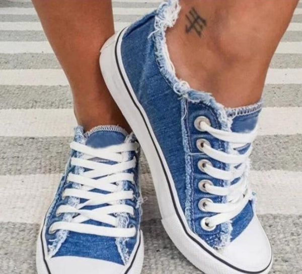 Denim Tennis Shoes