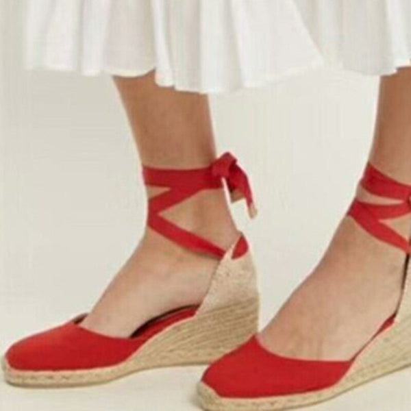 Red Espadrilles