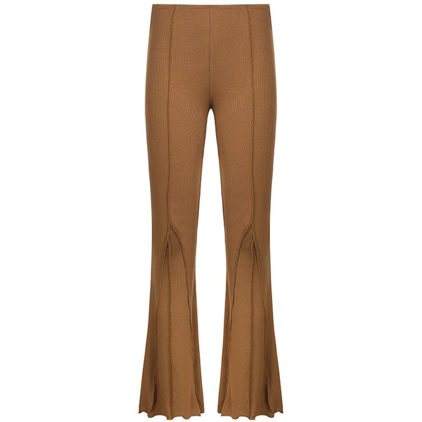 Brown Flare Pants