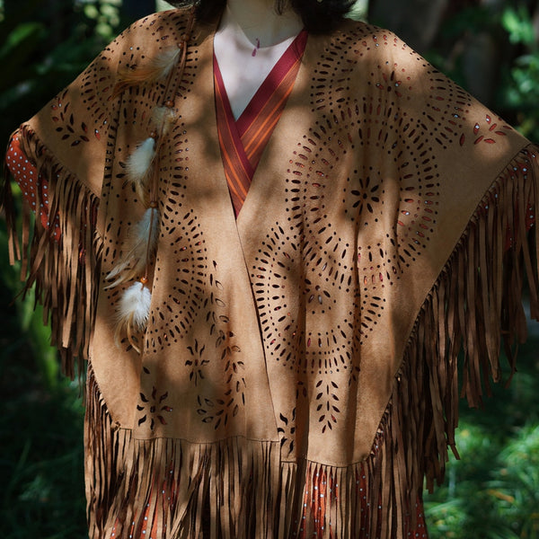 Laser Cutouts Poncho