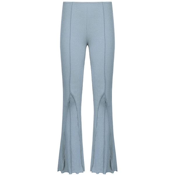 Light Gray Flare Pants
