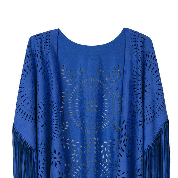 Blue Poncho