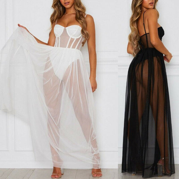 Mesh Maxi Dress 
