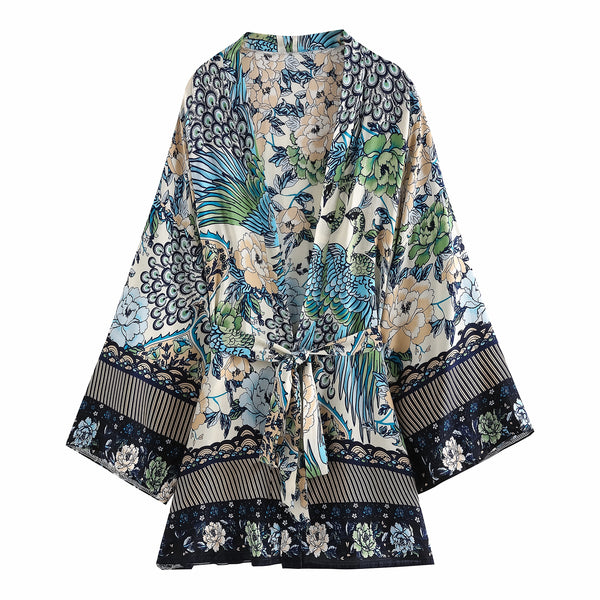 Peacock Kimono