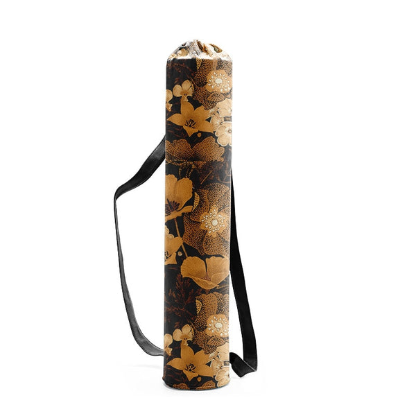 Golden Flowers Yoga Mat Bag