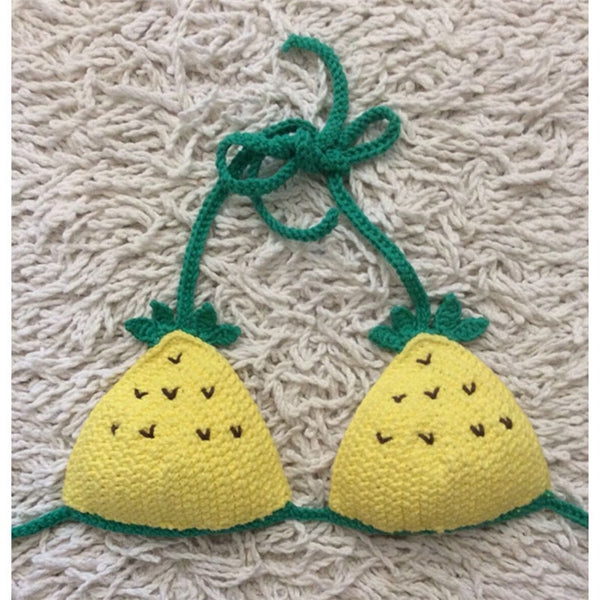 Pineapple Bikini Top