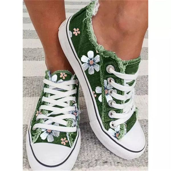 Green Jean Shoes