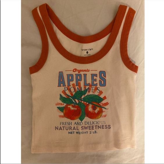 Organic Apples Midrift Top