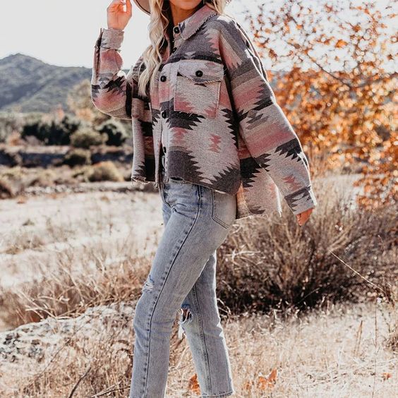 Ladies Southwestern Jacket