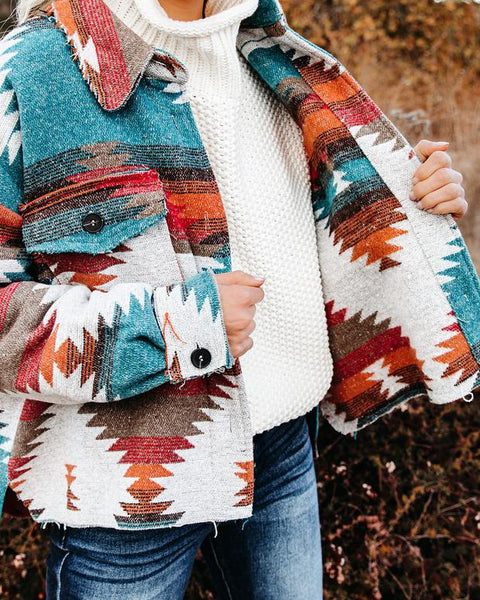 Aztec Button Down Shirt