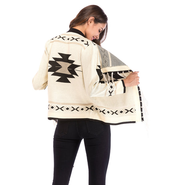 Ivory Southwestern Cardigan