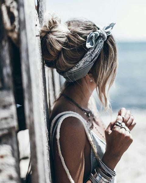 Gray Bandana