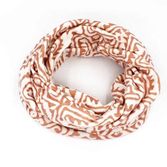 Tan Aztec Scarf
