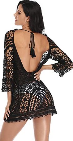 Black Backless Dress
