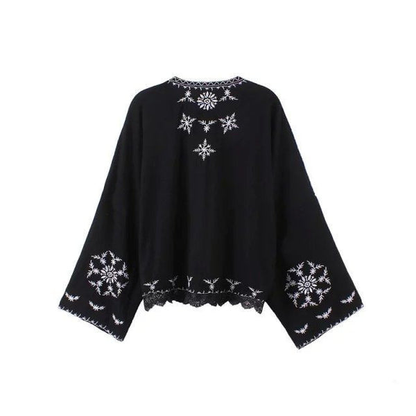 Boho Embroidered Kimono