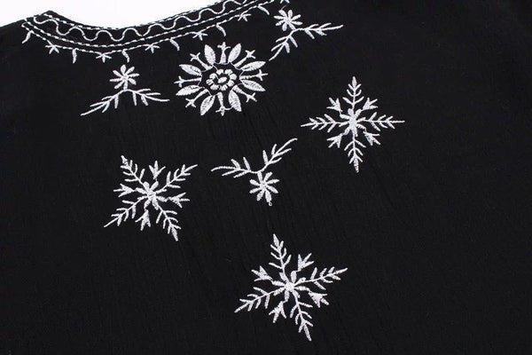 Black White Kimono
