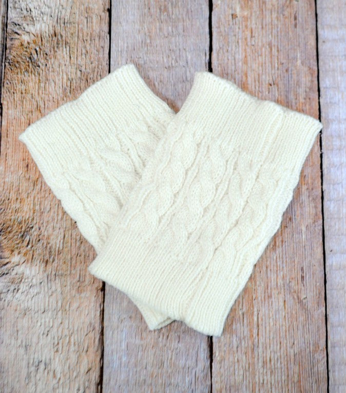 Ivory Boot Cuffs