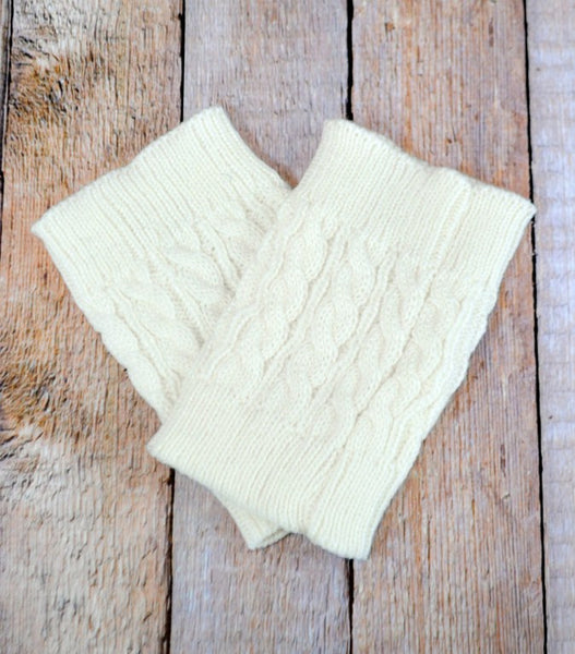Ivory Boot Cuffs