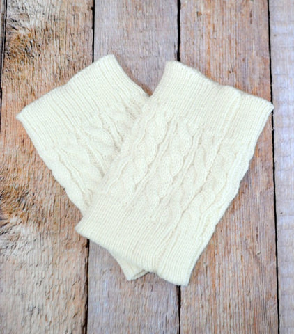 Ivory Boot Cuffs