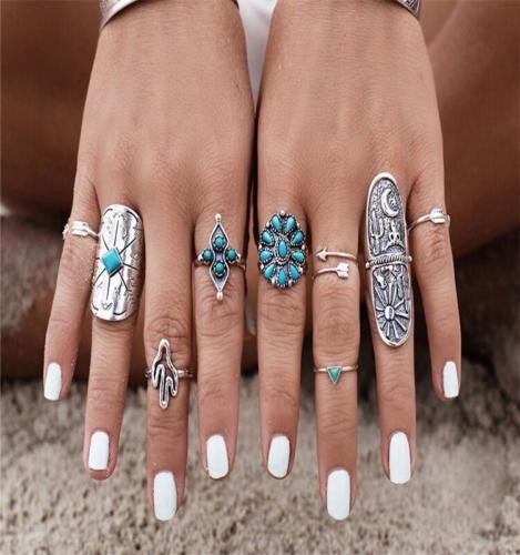 Cactus Ring Set